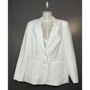 Notion Blazer Womens Medium Two Button Pocket Office Career JC Penney Jacket